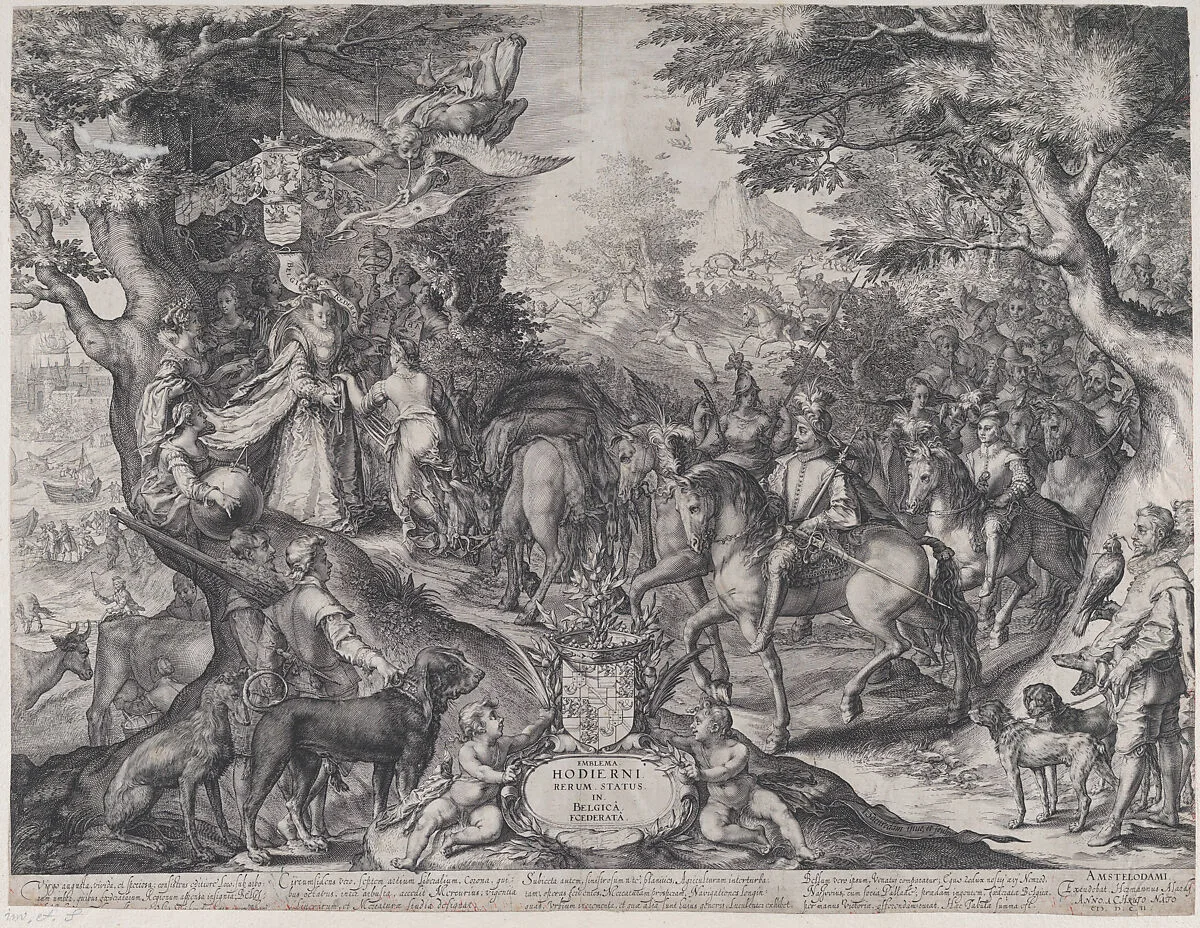 Allegory of the Flourishing State of the United Provinces — Jan (Pietersz.) Saenredam