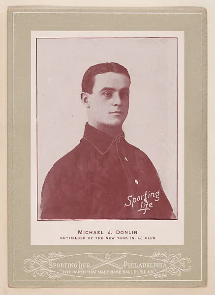 Michael J. Donlin from Sporting Life Cabinets (W600) — Sporting Life