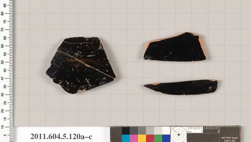 Terracotta fragments of stemless kylikes (drinking cups)?