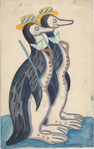 Two penguins