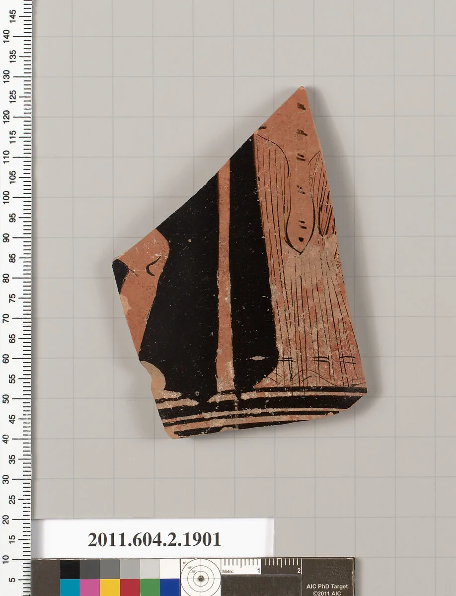 Terracotta fragment of a skyphos (deep drinking cup) — Unknown