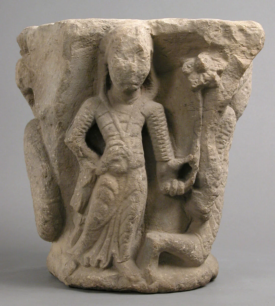 Capital with Saint George and the Dragon — Unknown