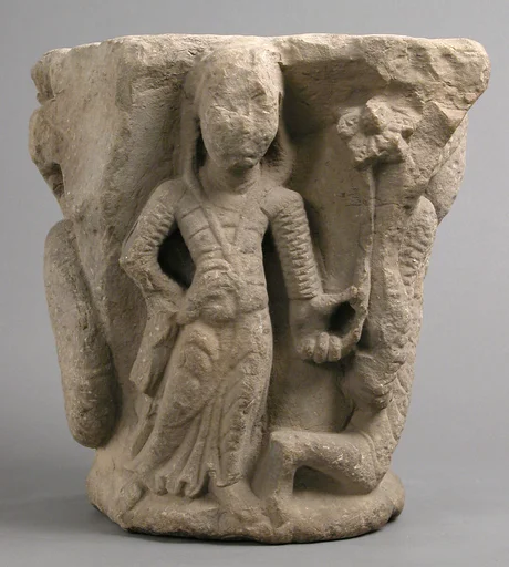 Capital with Saint George and the Dragon
