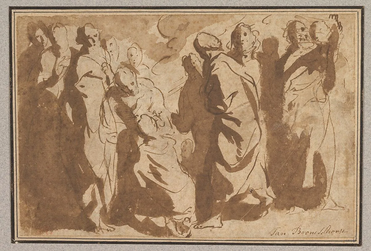 Christ Healing the Paralytic — Jacob Jordaens|Jan (Gerritsz.) van Bronchorst|Anonymous, Flemish, 17th century
