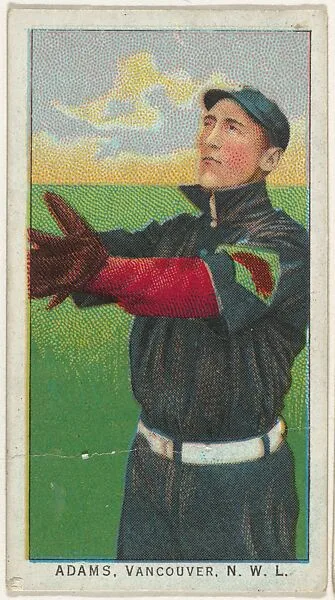 Adams, Vancouver, Northwestern League, from the "Obak Baseball Players" set (T212), issued by the American Tobacco Company to promote Obak Mouthpiece Cigarettes — American Tobacco Company