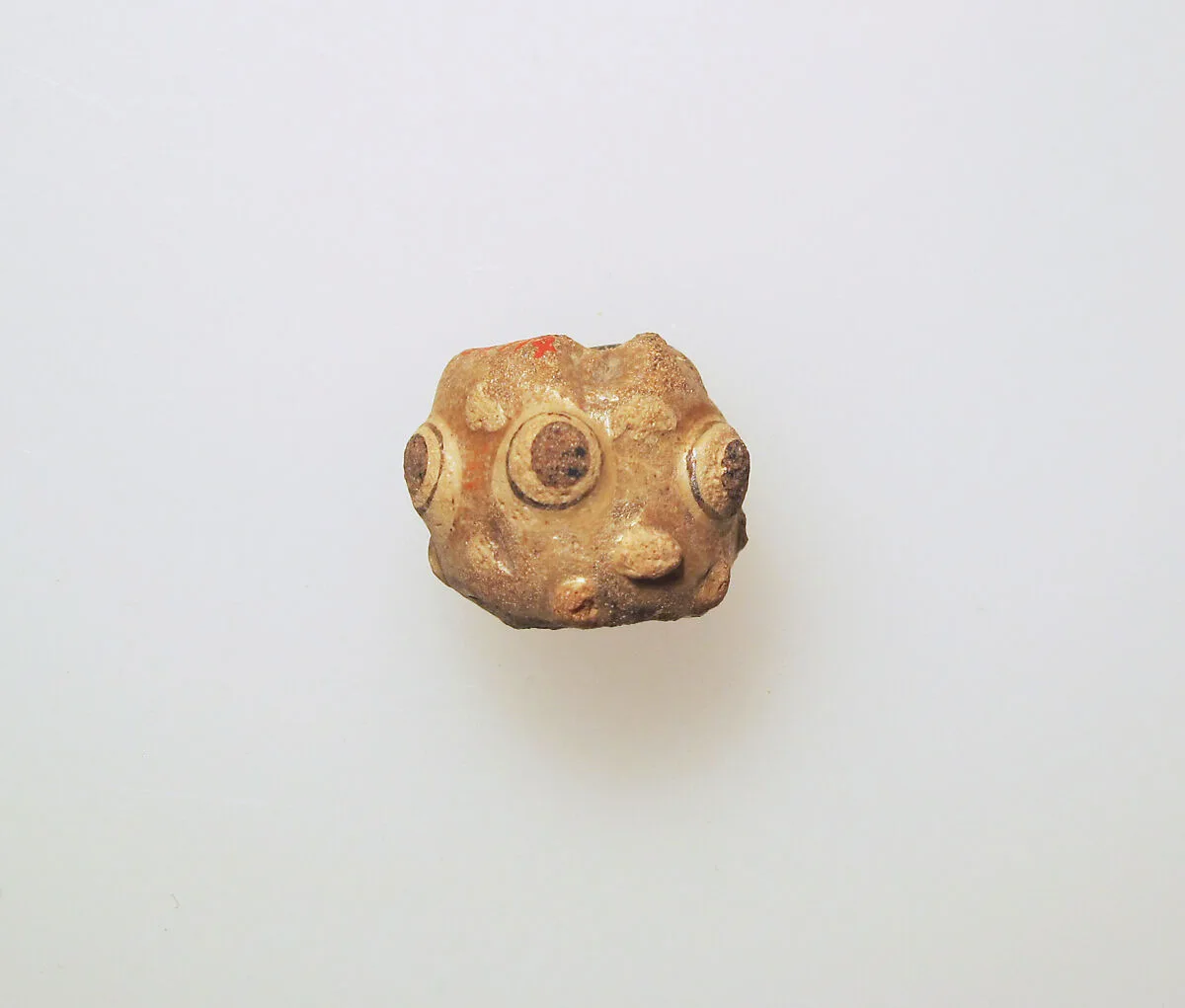 Glass eye bead — Unknown