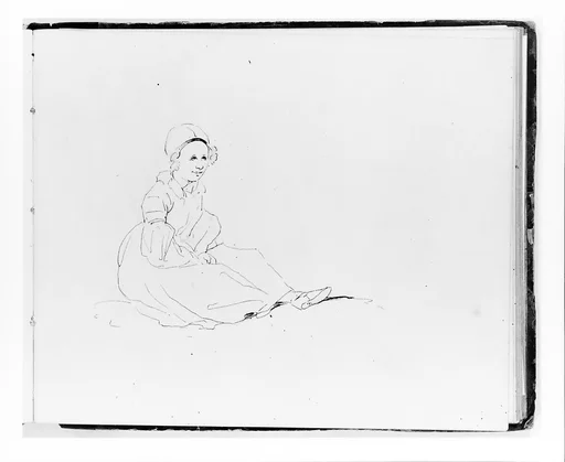 Girl Seated (from Sketchbook)
