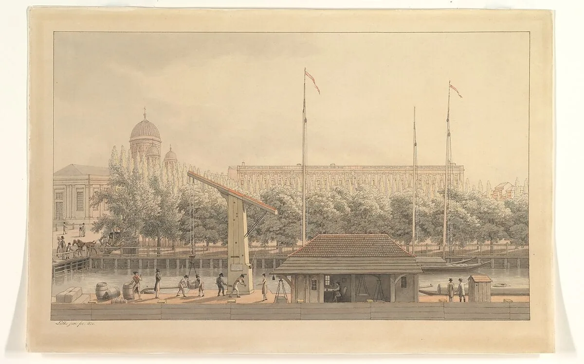 View of Berlin with the Dome and Castle — Ludwig Eduard Lütke