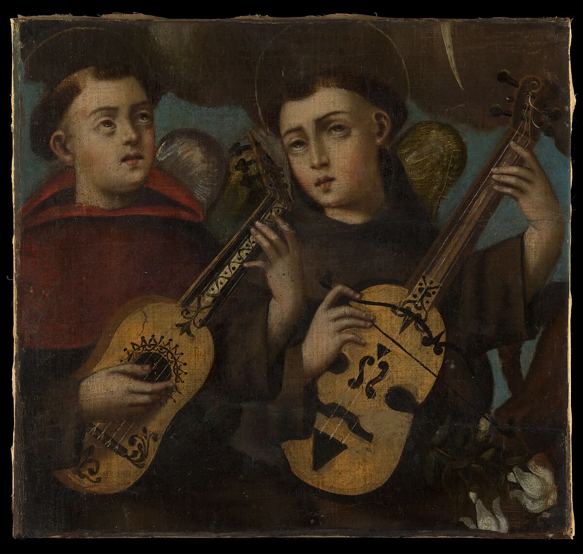 Saint Bonaventure and Saint Anthony of Padua — Basilio Santa Cruz Pumacallao
