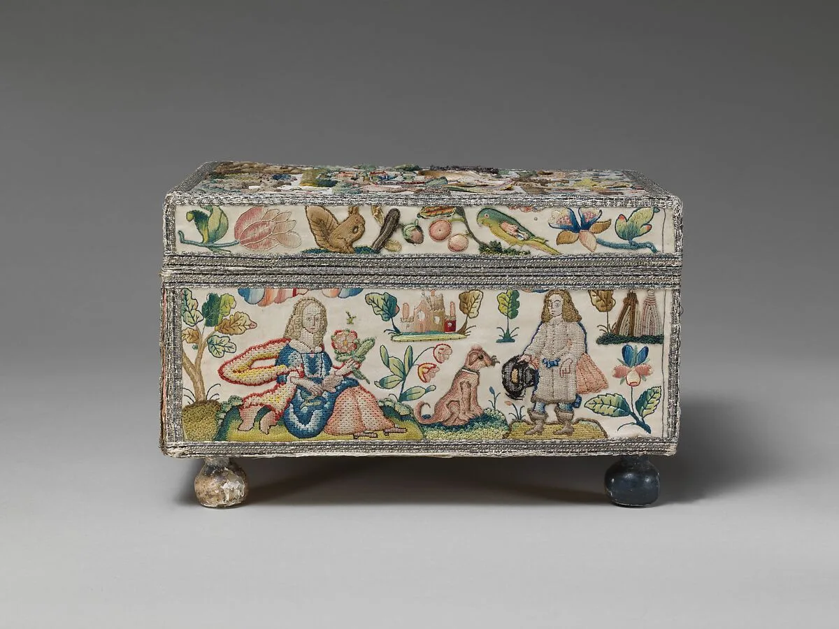 Cabinet with personifications of the Five Senses — Unknown