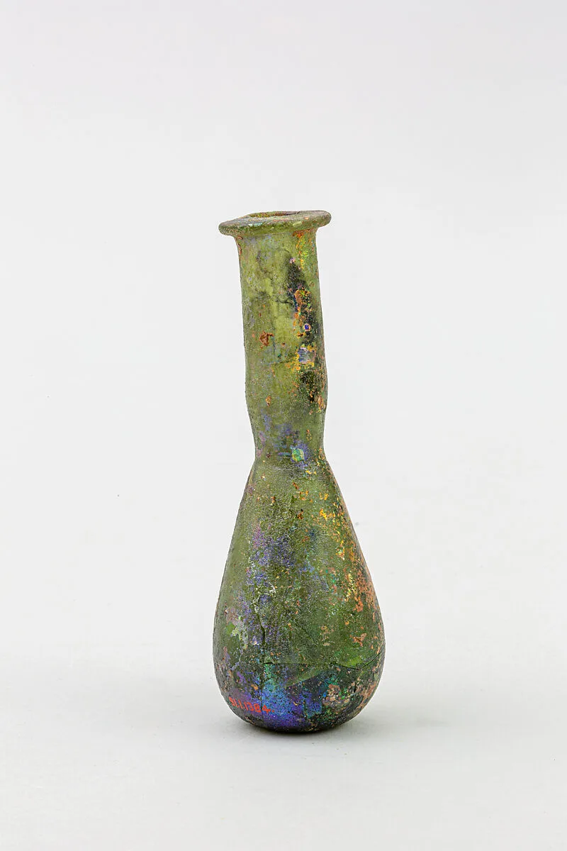 Glass perfume bottle — Unknown
