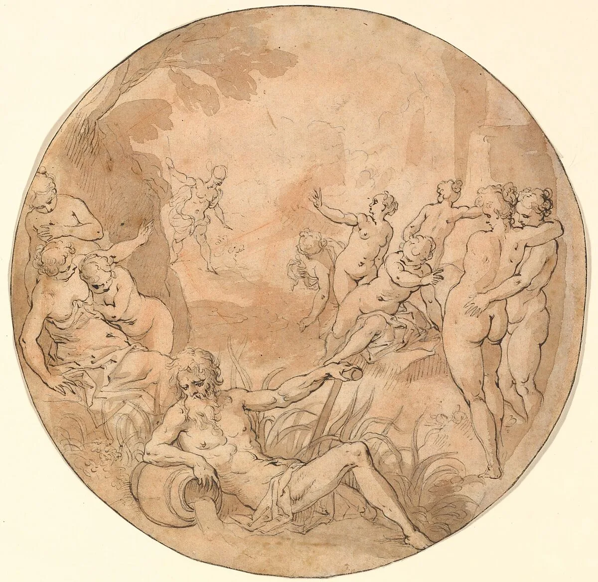 Diana Surprised at her Bath — Hans Rottenhammer I