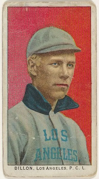 Dillon, Los Angeles, Pacific Coast League, from the "Obak Baseball Players" set (T212), issued by the American Tobacco Company to promote Obak Mouthpiece Cigarettes — American Tobacco Company