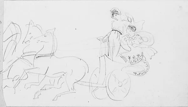 Chariot (from Scrapbook) — John Singer Sargent