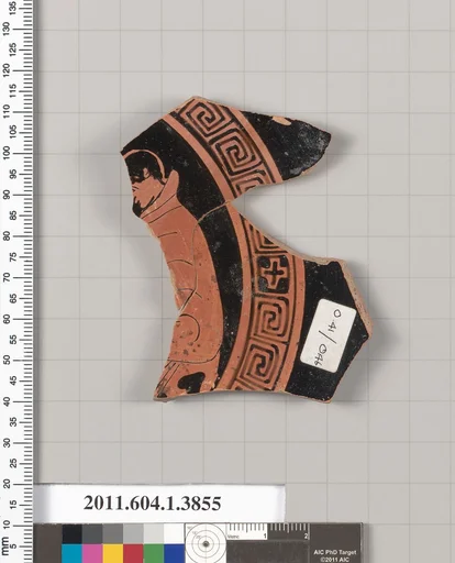Terracotta fragment of a kylix (drinking cup)