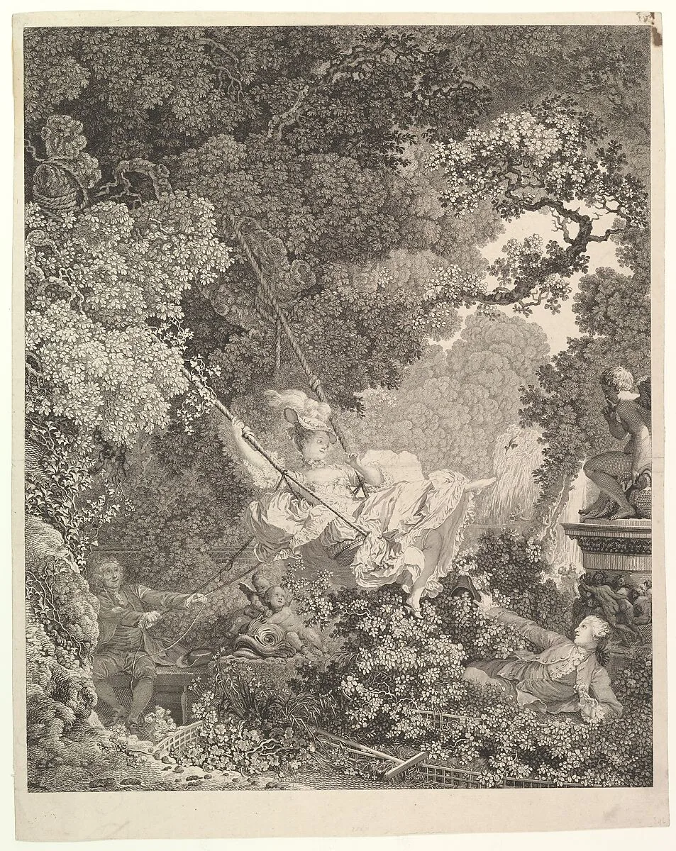 Les Hazards heureux de l'Escarpolette (The Swing) — Jean Honoré Fragonard|Nicolas de Launay