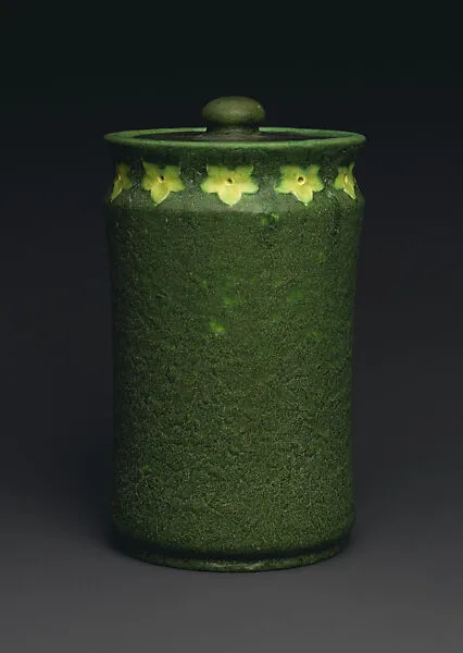Tobacco jar — Grueby Faience Company|Wilhelmina Post