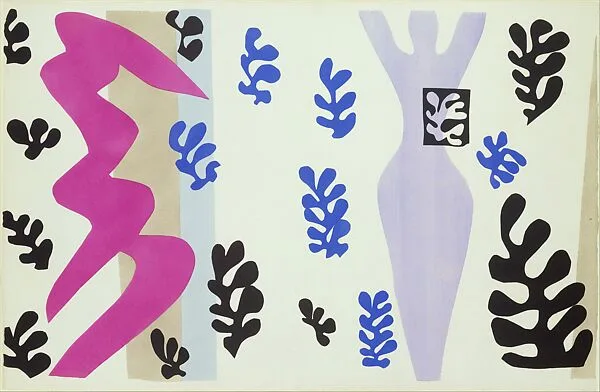 The Knife Thrower (Le lanceur de couteaux), Plate XV from the illustrated book "Jazz" — Tériade|Edmond Vairel|Draeger Frères|Henri Matisse