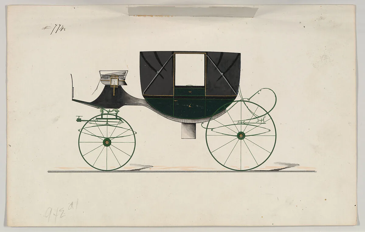 Design for Landau, no. 774 — Brewster & Co.