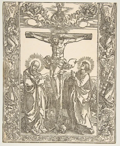 Christ on the Cross between the Virgin and Saint John
