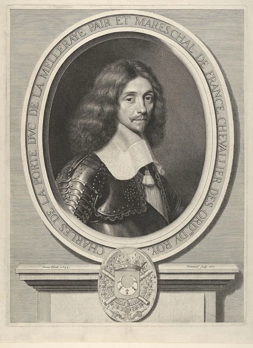 Charles de La Porte, duc de La Meilleraie — Robert Nanteuil|Justus van Egmont