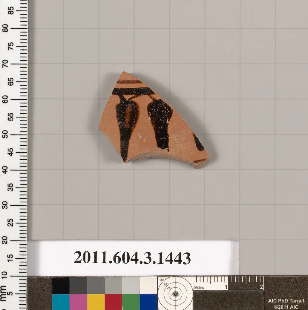 Terracotta fragment of a skyphos (deep drinking cup) — Unknown