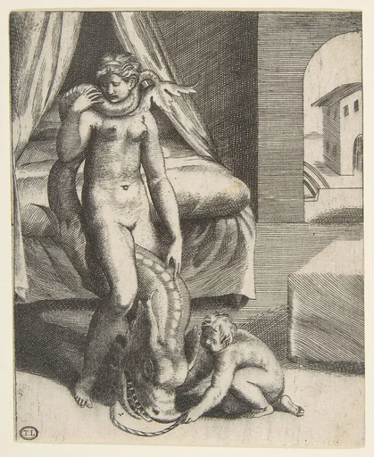 Neptune and Melanthe, from "The Loves of the Gods" (Amorosi diletti degli dei)