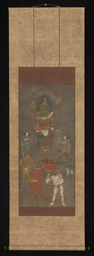 青面金剛夜叉図大津絵|Ōtsu-e of Shōmen Kongōyasha (Vajrayaksha)