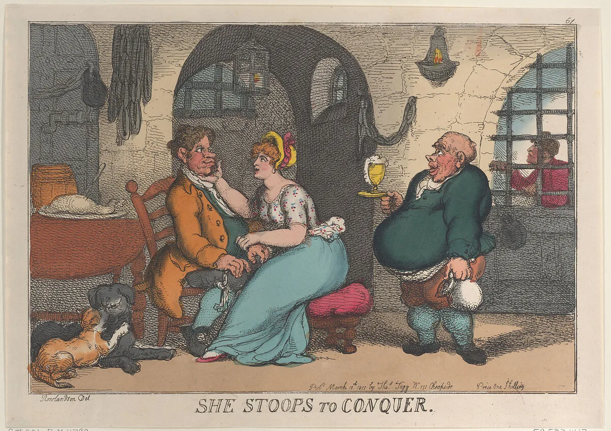 She Stoops to Conquer — Thomas Rowlandson|Thomas Tegg