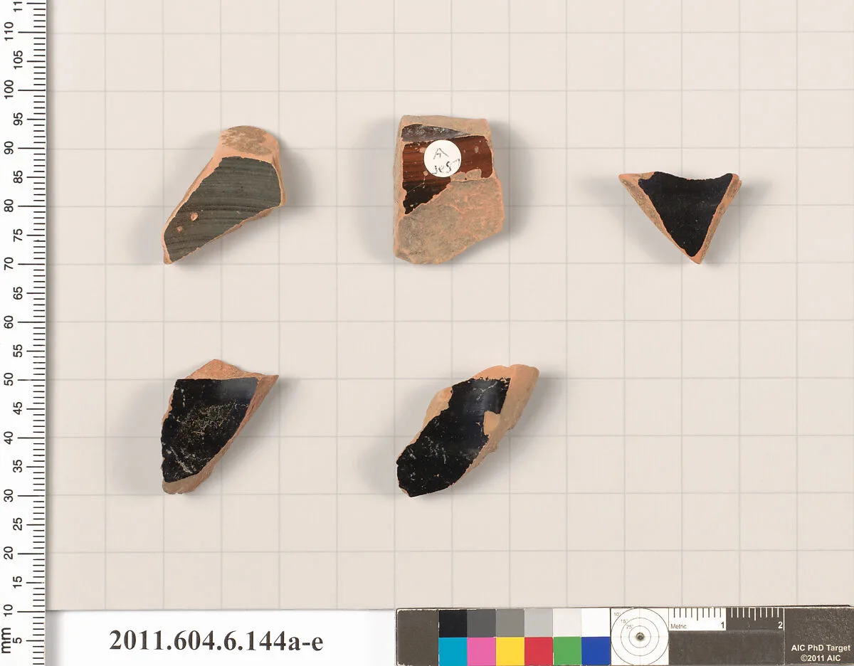 Terracotta fragments of open shapes — Unknown