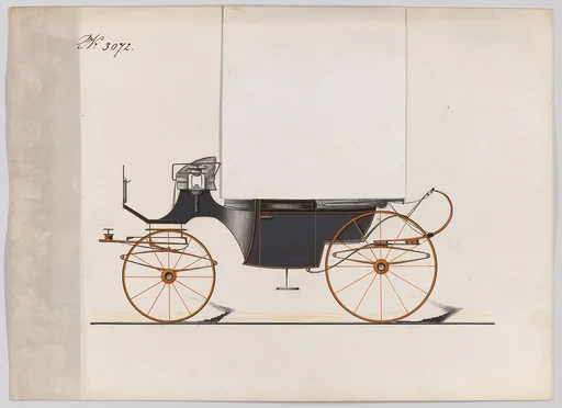 Design for Landaulet, no. 3072