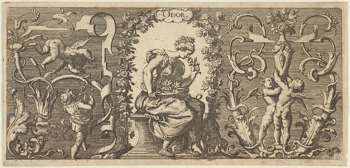 Smell (Odor), from Quinque Sensuum — Franz Cleyn|Robert Walton