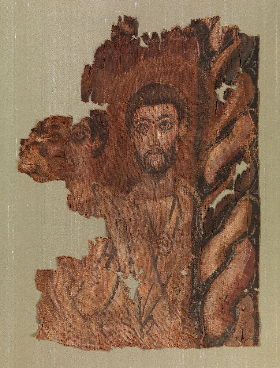 Painting of two monastic men — Unknown
