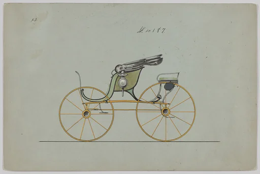 Design for Pony Phaeton, no. 4187
