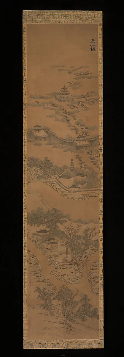 清 緙絲乾隆南巡宮苑圖|Scenic Sites in the Qianlong Emperor’s Southern Inspection Tour — Unknown