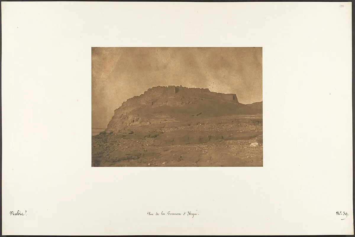 Vue de la Fortresse d'Ibrym — Maxime Du Camp