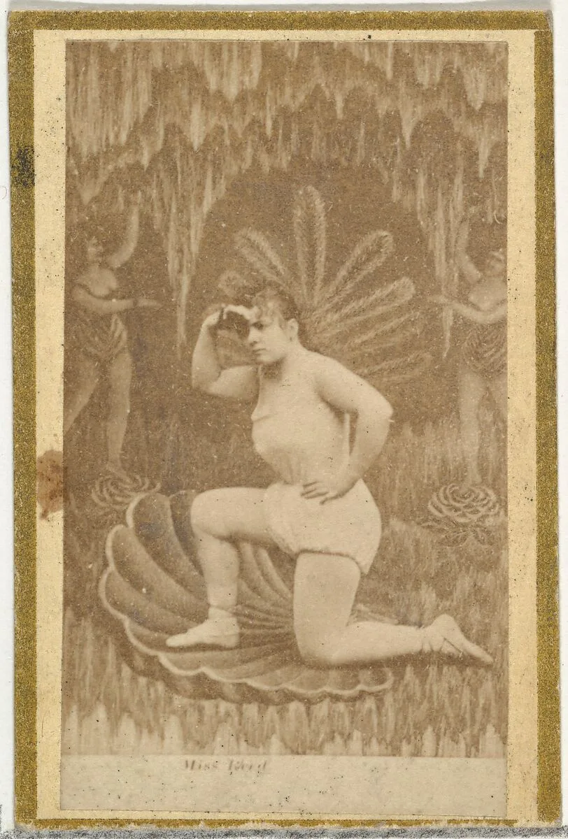 From the Actresses and Celebrities series (N60, Type 2) promoting Little Beauties Cigarettes for Allen & Ginter brand tobacco products — Allen & Ginter