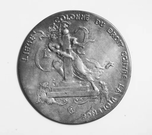 Liege Colonne du Droit contre La Violence