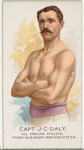 Captain J.C. Daly, All Around Athlete, from World's Champions, Series 2 (N29) for Allen & Ginter Cigarettes