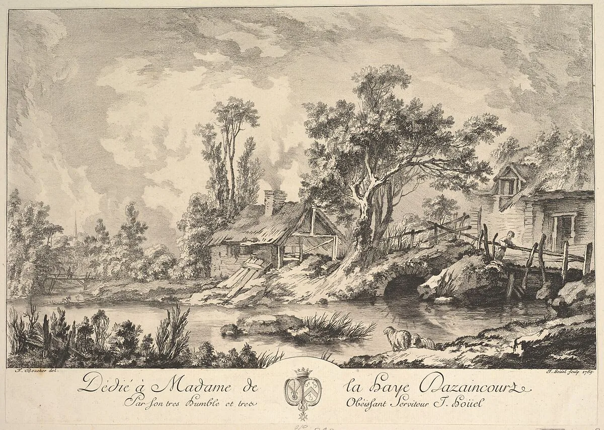 Landscape — Jean Pierre Louis Laurent Hoüel|François Boucher