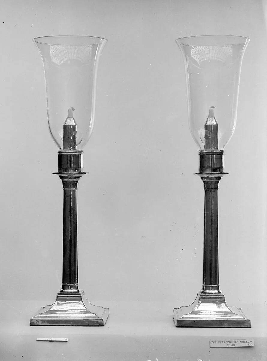 Candlestick with Shade — Unknown