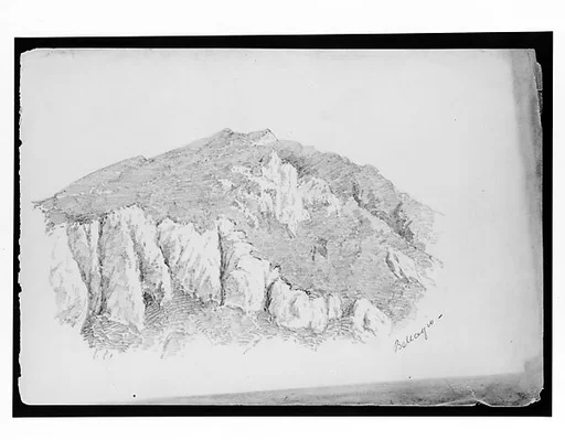 Mountain (from Switzerland 1869 Sketchbook)