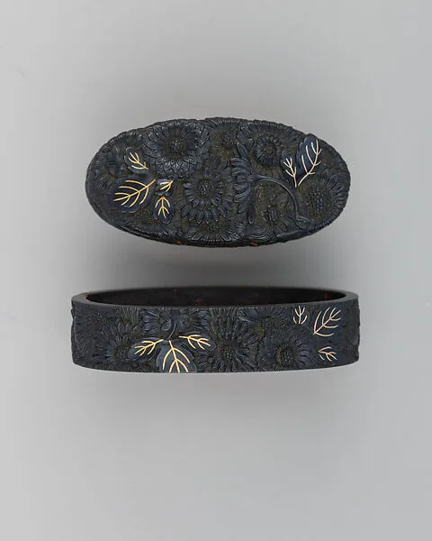 Sword-Hilt Collar and Pommel (Fuchigashira) — Unknown