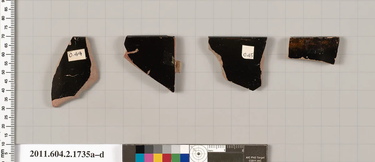 Terracotta rim fragments of skyphoi (deep drinking cups) — Unknown
