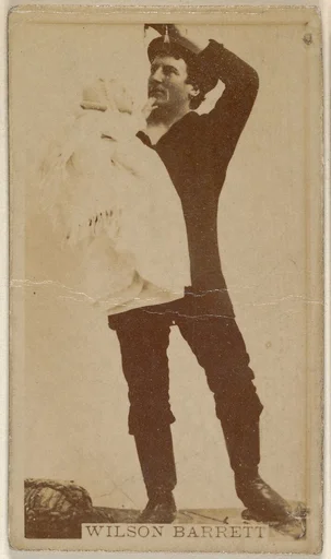 Wilson Barrett, from the Actors and Actresses series (N45, Type 8) for Virginia Brights Cigarettes