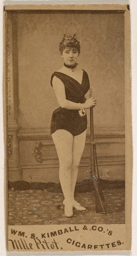 Mlle. Pitot, from the Actresses series (N203) issued by Wm. S. Kimball & Co. — William S. Kimball & Company