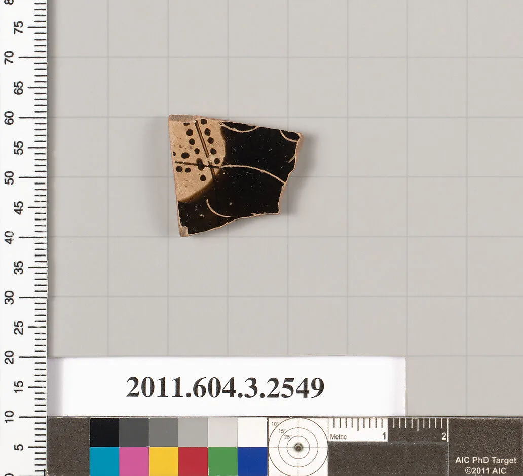 Terracotta fragment of a kylix (drinking cup) — Unknown