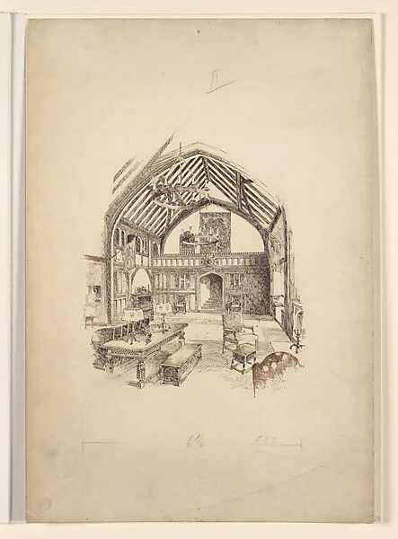 Design for an Interior — Tiffany Studios|Louis C. Tiffany|Tiffany Glass Company|Tiffany Glass and Decorating Company