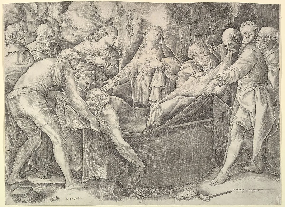 The Entombment — Battista Franco|Giacomo Franco