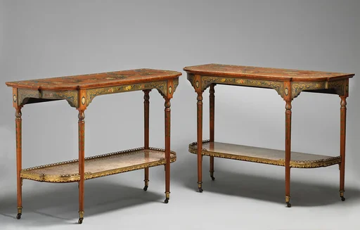 Pair of pier tables